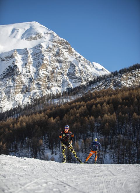 Ski de fond au domaine nordique de Crévoux