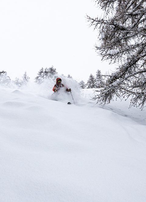 Freeride à Crévoux, paradis ski nature